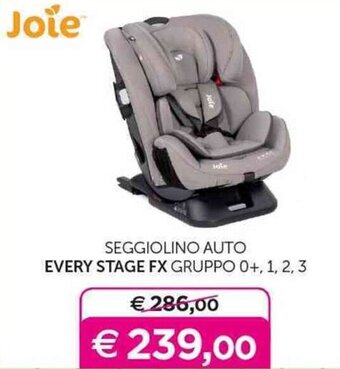 Universo Bimbo Joie SEGGIOLINO AUTO EVERY STAGE FX GRUPPO 0+, 1, 2, 3 offerta