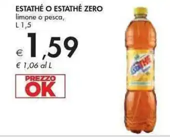 Bennet ESTATHÉ O ESTATHÉ ZERO limone o pesca, L 1,5 offerta