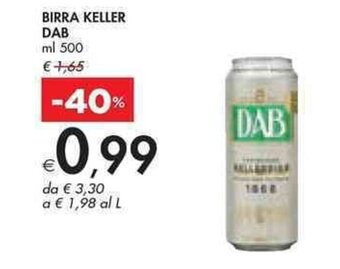 Bennet BIRRA KELLER DAB ml 500 offerta