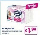 Acqua & Sapone Nicky Pour Elle Asciugamani Igiene Intima offerta