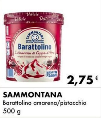 Iper Tosano SAMMONTANA Barattolino amarena/pistacchio 500 g offerta