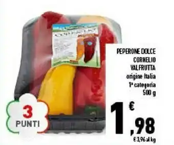 Conad Superstore Valfrutta Valfrutta - Cornelio il Peperone Dolce Italiano offerta