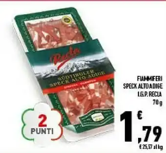 Conad Superstore Recla Speck Alto Adige IGP 70 G offerta