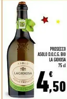 Conad Superstore La Gioiosa Prosecco Asolo Docg offerta