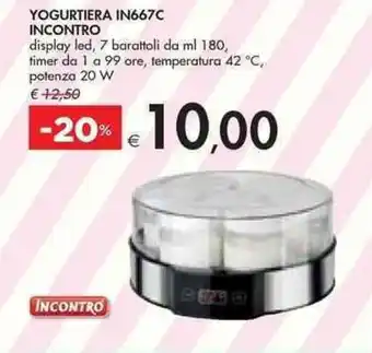 Bennet YOGURTIERA IN667C INCONTRO offerta