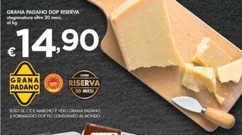 Bennet GRANA PADANO DOP RISERVA stagionatura oltre 20 mesi offerta