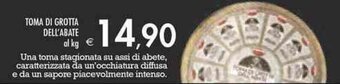 Bennet TOMA DI GROTTA DELL'ABATE offerta