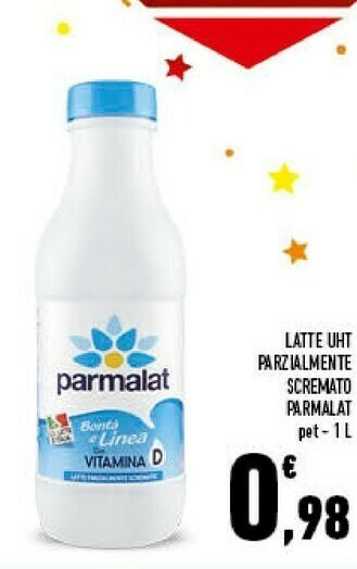 Conad Superstore Parmalat Latte Parzialmente Scremato UHT 1000 G(ml) offerta