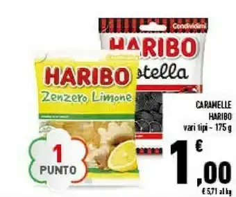 Conad Superstore Haribo Rainbow Frizzi Love 175 G(ml) offerta