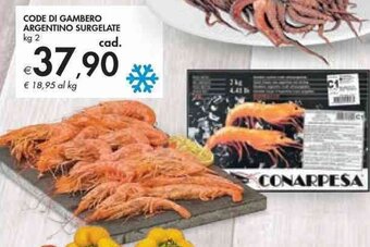 Bennet CODE DI GAMBERO ARGENTINO SURGELATE kg 2 offerta