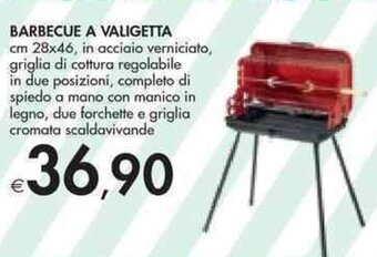 Bennet BARBECUE A VALIGETTA cm 28x46 offerta