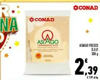 Conad City Conad - Asiago Formaggio 300 g(ml) offerta