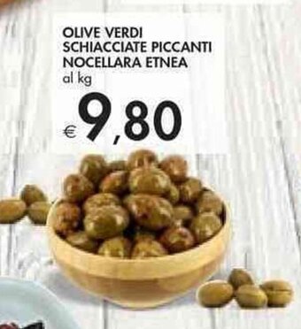 Bennet OLIVE VERDI SCHIACCIATE PICCANTI NOCELLARA ETNEA offerta