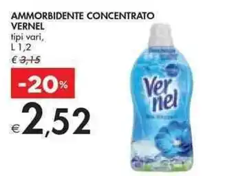 Bennet AMMORBIDENTE CONCENTRATO VERNEL tipi vari, L 1,2 offerta