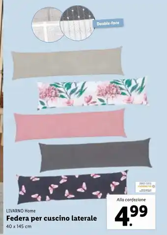 Lidl Federa per cuscino laterale 40x145cm offerta