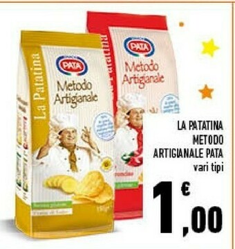 Conad Snack pata Metodo Artigianale La Patatina 180 G(ml) offerta