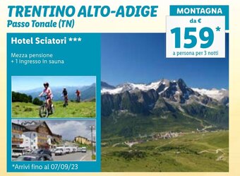 Lidl TRENTINO ALTO-ADIGE Passo Tonale (TN) offerta