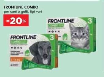 Bennet FRONTLINE COMBO per cani o gatti, tipi vari offerta