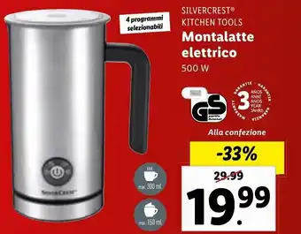 Lidl Montalatte elettrico 500W offerta