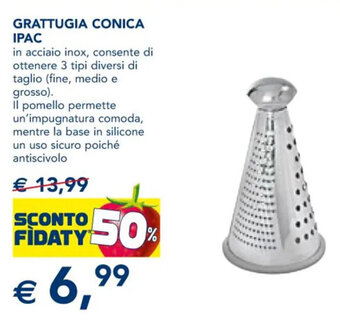 Esselunga GRATTUGIA CONICA IPAC offerta