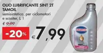 Bennet OLIO LUBRIFICANTE SINT 2T TAMOIL offerta
