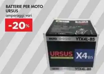 Bennet BATTERIE PER MOTO URSUS offerta