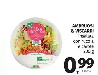 Pam Ambruosi & viscardi Insalata Con Rucola 200 G offerta
