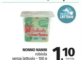Pam Nonno Nanni Robiola 100 G(ml) offerta