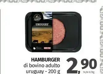 Pam Hamburger Di Bovino Adulto offerta
