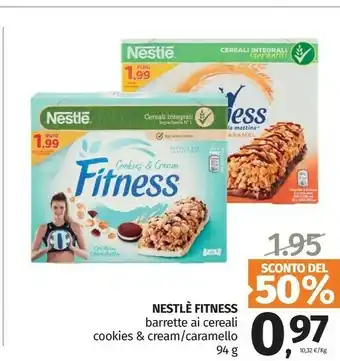 Pam Nestlè Fitness Chocolate Barrette offerta