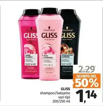 Schwarzkopf Gliss Kur Total Repair Shampoo Donne Non Professionale Shampoo 200ml