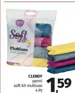 Pam Clendy Panni Soft Kit Multiuso offerta