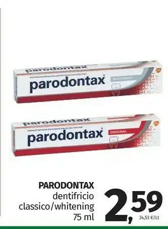 Pam Parodontax Dentifricio Classico offerta