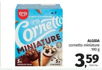 Pam Algida Cornetto Miniatura 190 G offerta