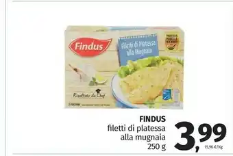 Pam Findus Filetti Di Platessa Alla Mugnaia 250 G(ml) offerta