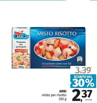 Pam Arbi Misto Per Risotto 250 G offerta