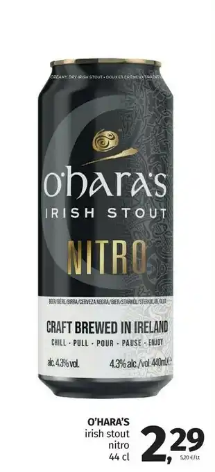 O'Hara's Irish Stout Nitro