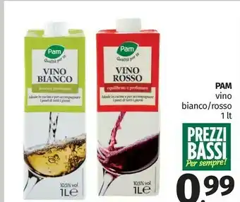 Pam Pam - Vino Bianco 1000 Ml offerta