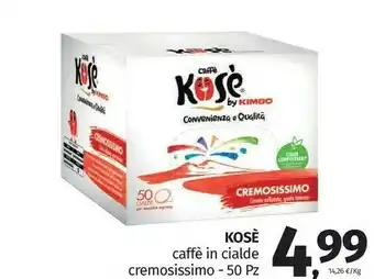 Pam Kose Caffe In Cialde offerta
