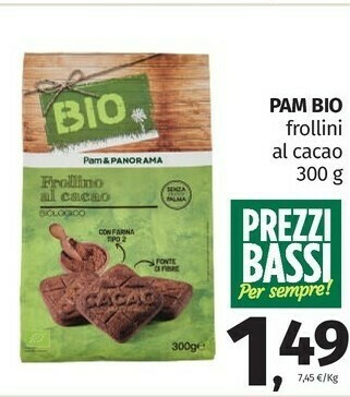 Pam Pam&Panorama - Frollini Con Riso Croccante E Cacao offerta