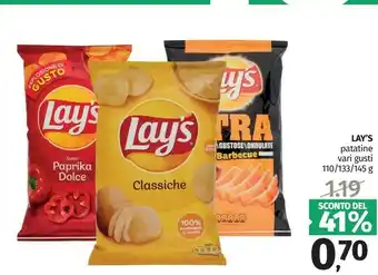 Pam Lay's Patatine Classiche Xtra 110 G(ml) offerta