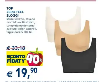 Esselunga TOP ZERO FEEL SLOGGI offerta