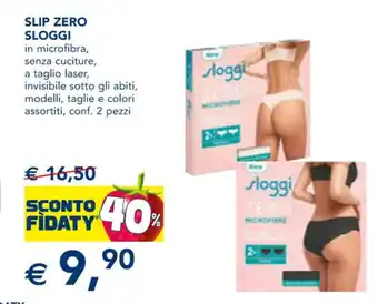 Esselunga SLIP ZERO SLOGGI offerta