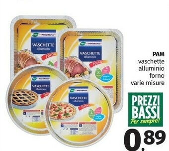 Pam Pam - Vaschette Alluminio Forno offerta
