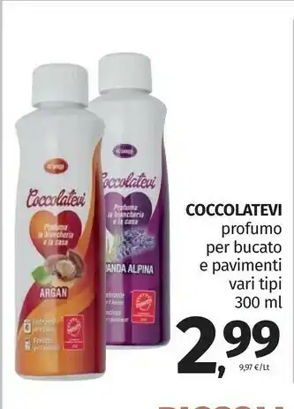 Coccolatevi Profumo Per Bucato E Pavimenti 300 Ml