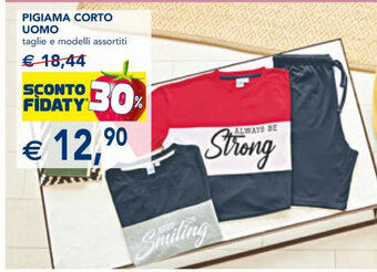 Esselunga PIGIAMA CORTO UOMO taglie e modelli assortiti offerta