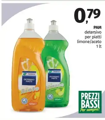 Pam Pam - Detersivo Per Piatti Limone 1000 Ml offerta