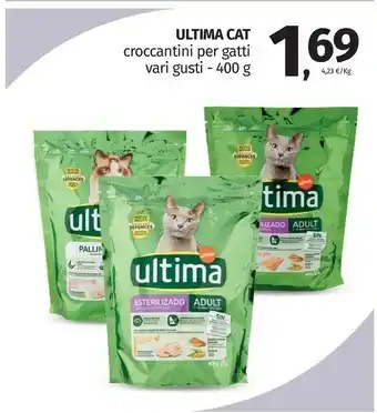 Pam Ultima Croccatini Per Gatti 400 G offerta