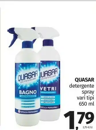 Pam Quasar Detergente Spray 650 Ml offerta