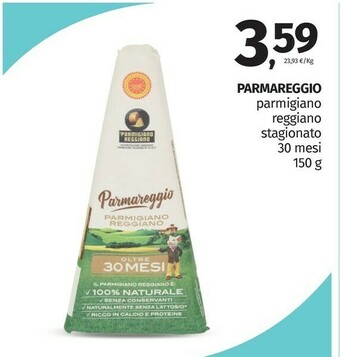 Pam Parmareggio Parmigiano Reggiano 30 Mesi offerta
